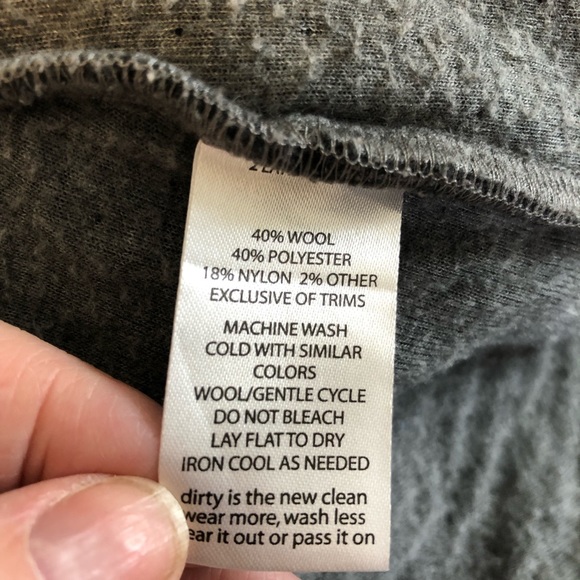 Horny toad ladies hooded sweater jacket wool mix size small - Picture 7 of 7